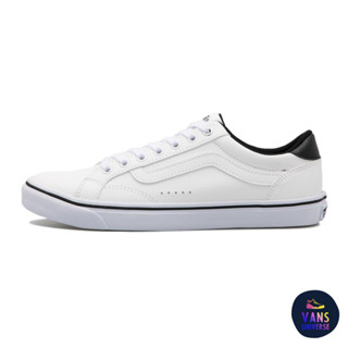 [ของแท้ ส่งฟรี PRE-ORDER] VANS WEEKLY COURT WHITE/BLACK (JAPAN EDITION)