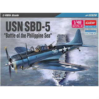 โมเดลเครื่องบิน Academy Model 1/48 AC12329 USN SBD-5 "BATTLE OF THE PHILIPPINE SEA"