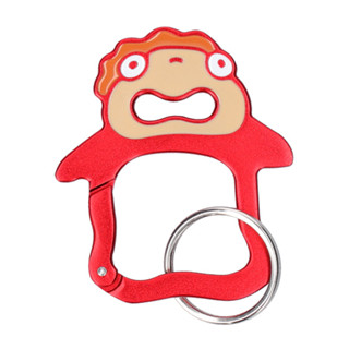 [ส่งตรงจากญี่ปุ่น] Studio Ghibli Ponyo On A Cliff By The Sea Face Carabiner Ponyo Japan ใหม่