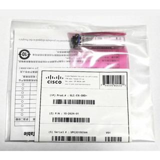 CISCO GLC-EX-SMD= (1000BASE-EX SFP transceiver module, SMF, 1310nm, DOM (Spare) (Single Mode)