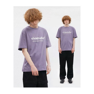 Vivastudio🇰🇷 corporate rock and roll t-shirt เสื้อยืดแบรนด์ vivastudio