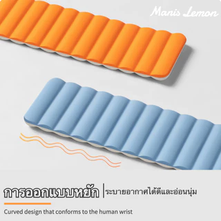 Manis Lemon สายนาฬิกาข้อมือ แม่เหล็ก for Smart Watch band Series 11 10 9 8 3 5 4 SE 2 Ultra 49 46 45 44 40 41 38 42 mm