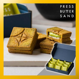 PRESS BUTTER SAND Kyoto Limited Matcha 5 pieces, 9 pieces, sweet butter cream, caramel chestnuts【Direct from Japan】(Made in Japan)