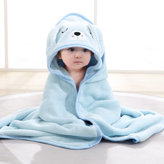 (80x80cm) ผ้าขนหนู ผ้าห่อตัว มีหมวก Hood Towel - TWL80