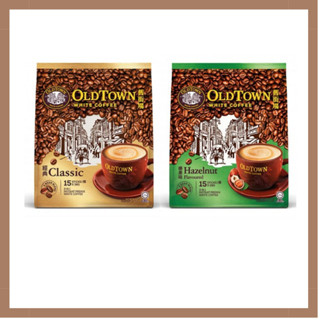 กาแฟ 3 in 1 Old Town White Coffee 3-in-1 Variety Pack - Hazelnut and Classic (570g)