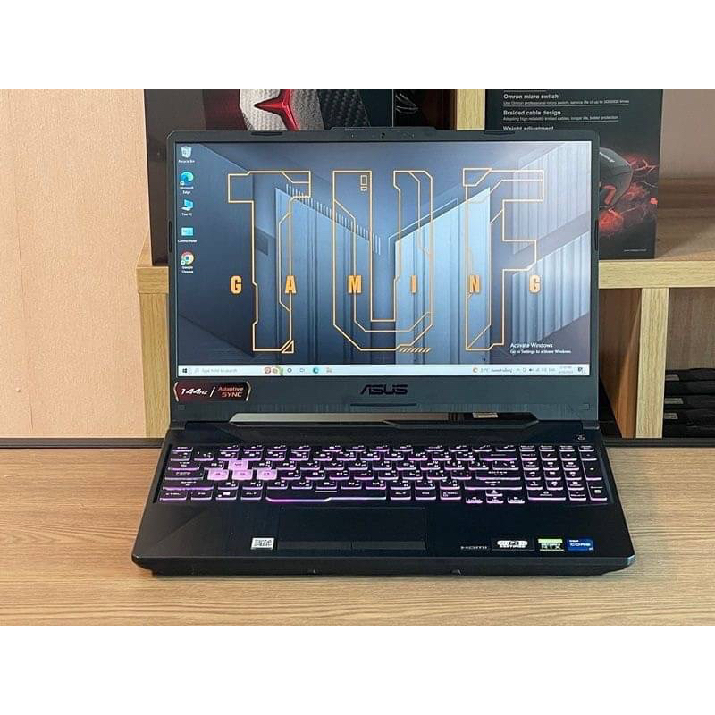 Asus TUF Gaming F15 FX506HC i5-11400H SSD512GB RAM16GBRTX 3050 (4GB GDDR6)มือสองประกันศูนย์