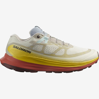 SALOMON SHOES ULTRA GLIDE 2 MEN RAINY DAY/FREESIA /HOT SOUCE - รองเท้าวิ่งเทรลผู้ชาย