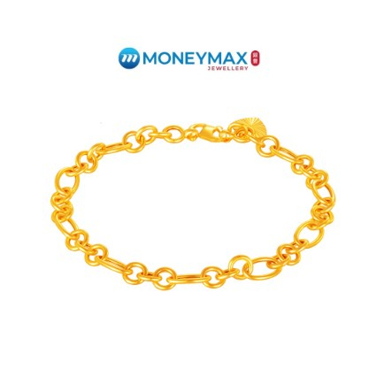 916 Gold 22K Multi-Rings Link Bracelet | MoneyMax Jewellery | 4.4 Good Friday Gift | NB1982