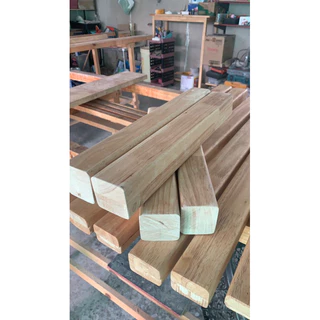 ท่อนไม้ยางพารา สำหรับทำขาโต๊ะและงาน DIY เคลือบยูรีเทนกันน้ำ