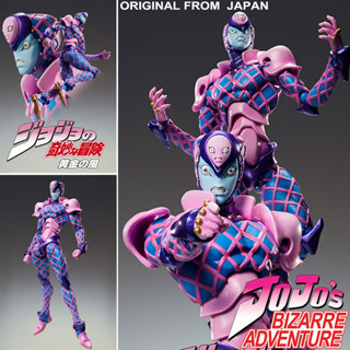 งานแท้ Original ฟิกม่า Medicos JoJos Bizarre Adventure โจโจ้ ล่าข้ามศตวรรษ Stand King K Crimson Blue สแตนด์ คิง คริมสัน