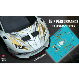 Decal Hanuman Lamborghini infinity  liberty walk  thailand lb 1/64 ดีคอลน้ำติดโมเดล