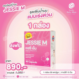 Jessie Mum 1 กล่อง เจสซี่มัม อาหารเสริมเพิ่มน้ำนม กระตุ้นน้ำนม บำรุงน้ำนม กู้น้ำนม สมุนไพรเพิ่มน้ำนมคุณแม่