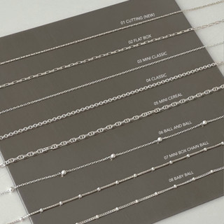 (choker,เฉพาะสร้อย) : SILVER925 CHOKER NECKLACE /  สร้อยคอเงินแท้  สร้อยเปล่าเงินแท้ โช้คเกอร์ / YOUR WISHLIST