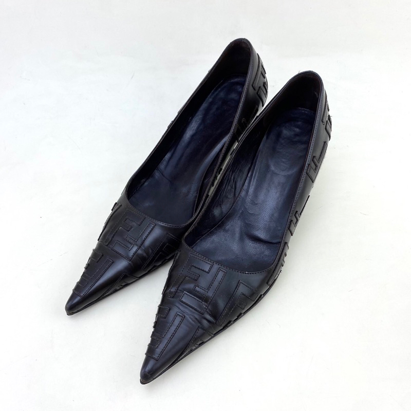 Fendi High Heels เฟนดิ รองเท้าส้นสูง Size 38 แท้ 100%