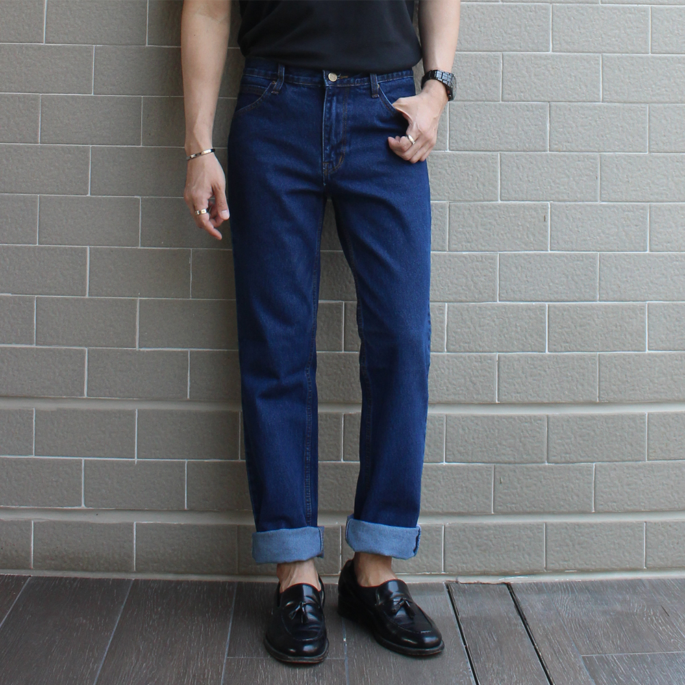 Golden Zebra Jeans กางเกงยีนส์ชายทรงขากระบอกไซส์เล็กไซส์ใหญ่ กางเกงยีนวินเทจ ส่งเปลี่ยนฟรี