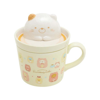 mugมีฝา/รองชาได้ sg / Sumikko Gurashi / SumikkoGurashi kuma cafe เหลือง
