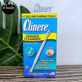 [Clinere] Ear Cleaners for Earwax Removal 10 Count ไม้แคะหู พลาสติกแคะหู เครื่องมือทำความสะอาดหู