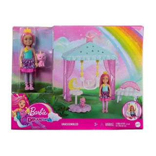 Barbie Dreamtopia Chelsea Nurturing Fantasy Playset บาร์บี้ เพลย์เซต ธีมดรีมโทเปีย รุ่น HLC27