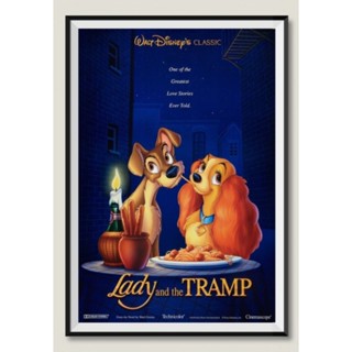 โปสเตอร์หนังติดผนัง Lady and The Tramp