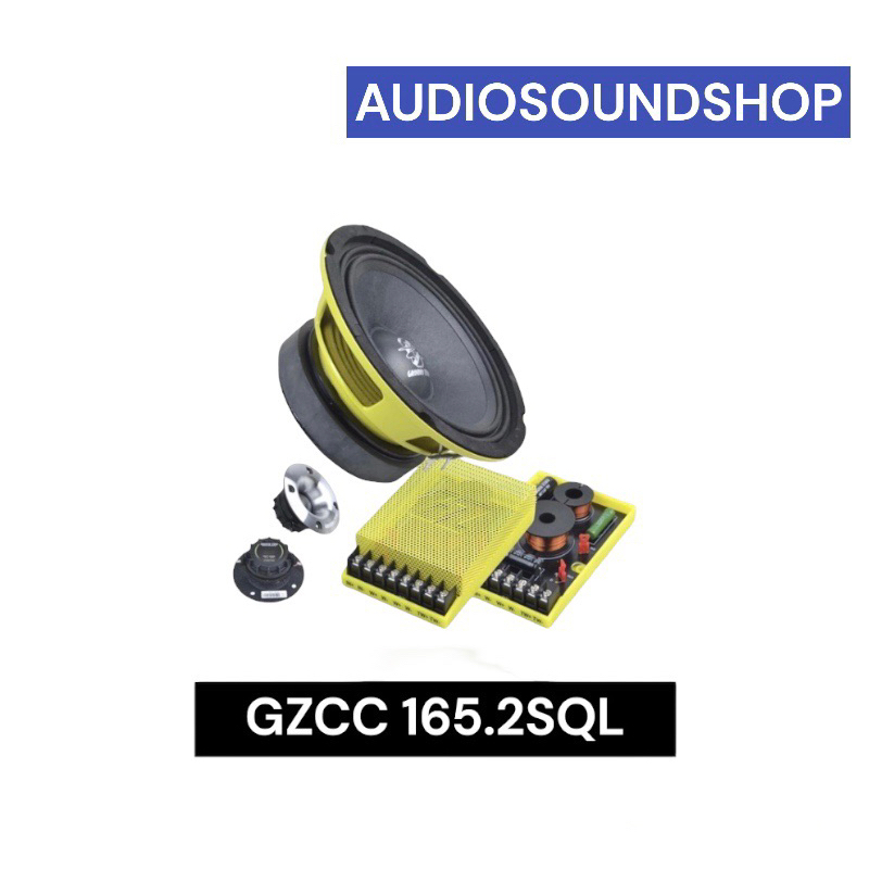 ลำโพง GROUND ZERO GZCC 165.2SQL 165 mm / 6.5″ 2-way component speaker system