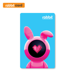 ราคา[Physical Card] Rabbit Card บัตรแรบบิท Friends 4Ever สำหรับบุคคลทั่วไป (Heart)