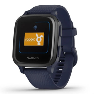 Garmin Venu Sq Music Smart Watch, GPS Smartwatch with Bright Touchscreen (Navy / Black) (010-02426-88)