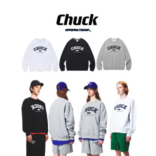 💥⚡️Spring on sale 30%⚡️💥  🇰🇷✨ Chuck Applique Arch Logo Sweatshirt ✨🇰🇷