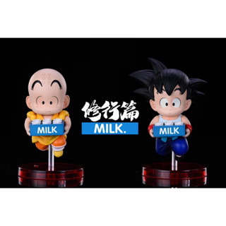 Resin WCF Dragon Ball - Goku &amp; Krillin Milk by LeaGue Studio