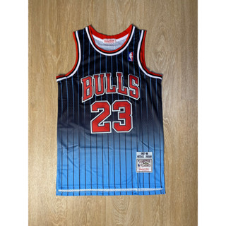 เสื้อบาส BULLS  JORDAN # 23  ( ดำกรม/ฟ้า )