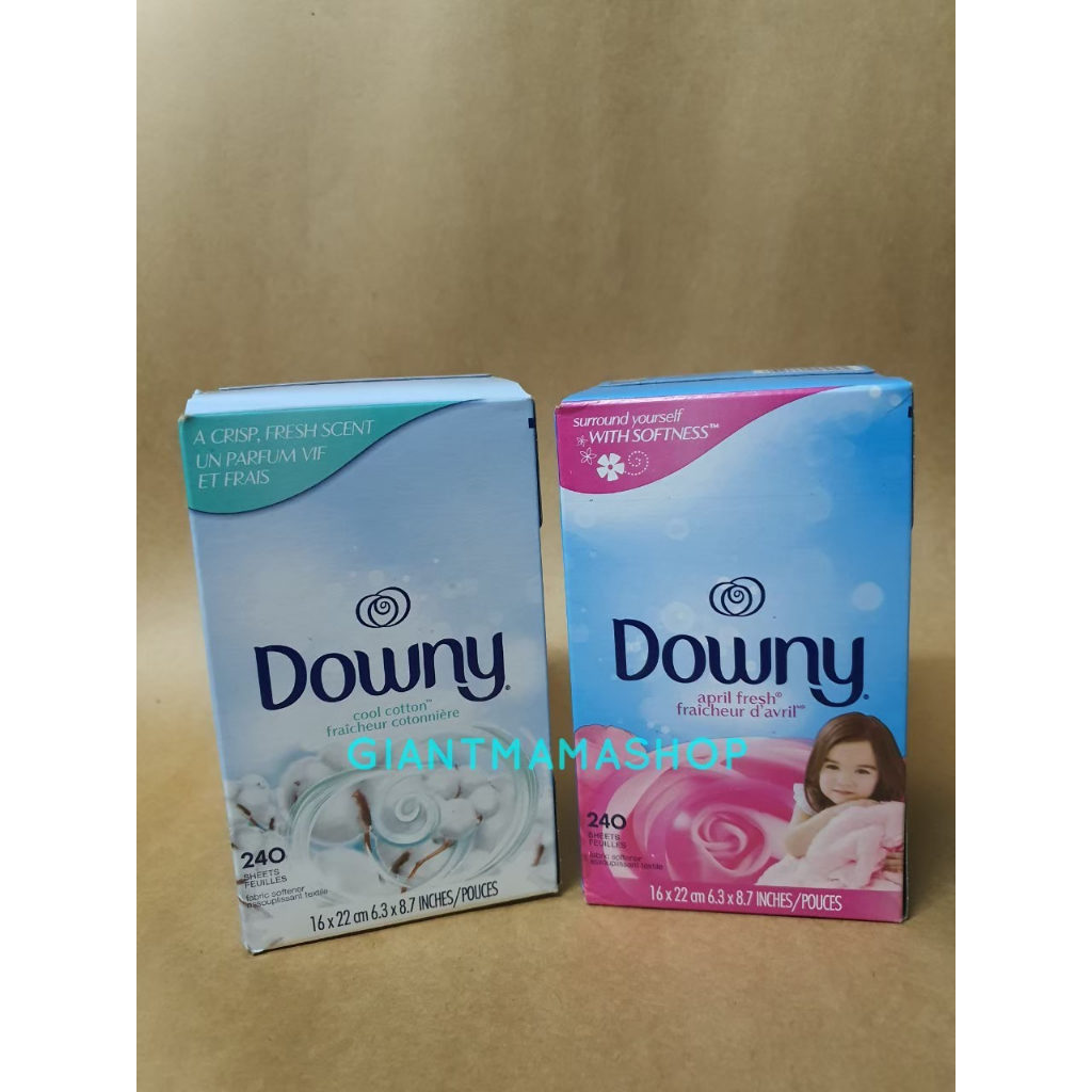 ((ยกกล่อง)) แผ่นอบผ้าหอม แผ่นปรับผ้านุ่ม ลดรอยยับ Dryer Sheet DOWNY /  Bounce / Snuggle / Gain