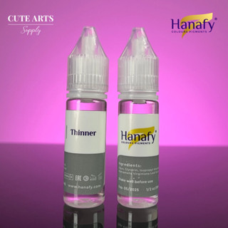 Thinner Hanafy  Solution บูสสีติดไว ใช้หยดผสมลงในสี และช่วยให้สีติดเร็วติดไวยิ่งขึ้น พร้อมส่งในไทย