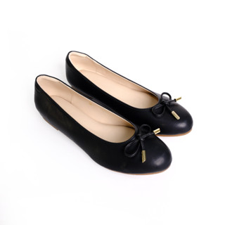 Madeline Flats1 รองเท้าแฟลต รองเท้าบัลเล่ต์ ใส่ทำงาน ใส่ไปเรียน ฟองน้ำหนา 1.2 เซน (Soft Serie)