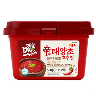 [ของแท้] 신태양초고추장 Maeil Shin Gochujang (โคชูจัง พริกแกงเกาหลี) 500g