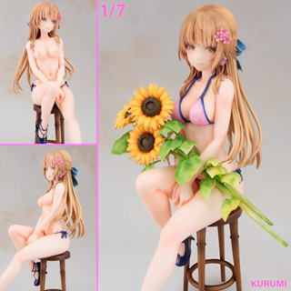 Figure ฟิกเกอร์ Daiki Kougyou Sakurairo 5 ซากุระอีโระ Momose Kurumi คุรุมิ โมโมเสะ 1/7 ชุดบิกินี่ สาวน้อยสุดสวย Bikini