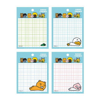 กระดาษโน๊ต #KK205 ลาย KAKAO FRIENDS กระดาษโน๊ตไม่มีกาว ขนาด 9x9cm. Note Paper บรรจุ 50 แผ่น (1แพ็ค) พร้อมส่ง