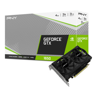 PNY GTX 1650 4GB GDDR6 Dual Fan การ์ดจอ GeForce VGA สินค้าใหม่มือ 1 ประกันศูนย์ไทย 3 ปี