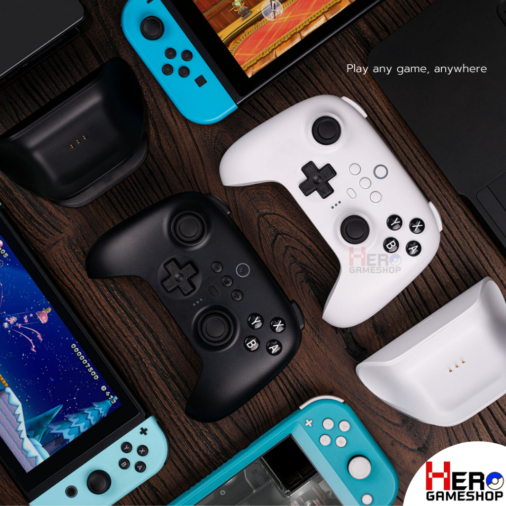 🇹🇭พร้อมส่งในไทย🇹🇭 𝟴𝗕𝗶𝘁𝗗𝗼 Ultimate Bluetooth & 2.4g Controller with Charging Dock จอย Joy ProNintendo Switch / PC / ios /