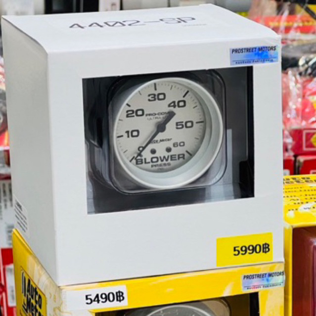 วัดบูส auto meter แท้ usa limited หน้าขาว เข็มดำ รุ่นพิเศษไร้น้ำมัน สมูท นิ่ง หมดปัญหารั่วซึม รับประกันแท้ autometer