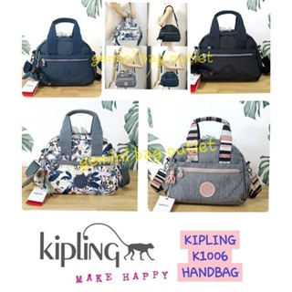ส่งฟรี ไม่ใช้โค๊ด !!ส่ง EMS. ▪ ของแท้ พร้อมส่งค่ะ ▪ 10 นิ้ว ▪ 🐒 KIPLING DOME K1006 CROSSBODY &amp;  HANDBAG