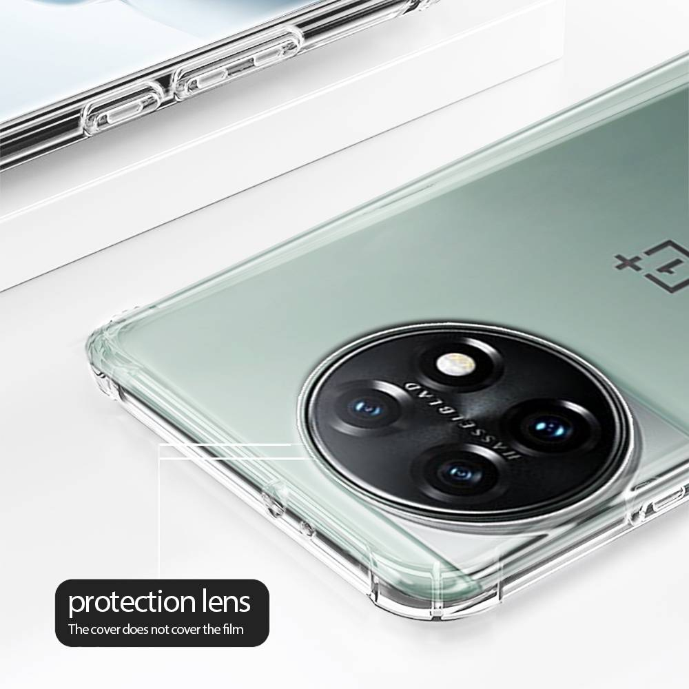 OnePlus 12/OnePlus 12R/OnePlus Ace 3/OnePlus 11R 5Gเคสใสกันกระแทกแบบคลุมกล้องOnePlus Ace2/OnePlus Ace 2Pro/OnePlus 11 5G - รูปที่ 5