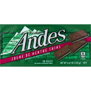 Andes Creme De Menthe thins chocolate mint ช็อกโกแลตสอดไส้มิ้นต์