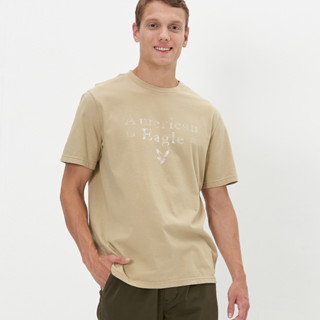 American Eagle Super Soft Logo Graphic T-Shirt เสื้อยืด ผู้ชาย กราฟฟิค (MTS 017-2721-207)