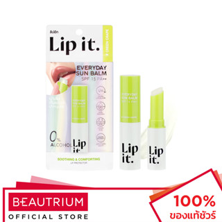 LIP IT Everyday Sun Balm SPF15 PA++ Green Grape ลิปบาล์ม 3g