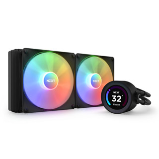 NZXT Kraken Elite RGB 280mm RGB AIO CPU Liquid Cooler – Customizable LCD Display - 2 x F140RGB