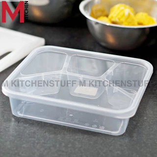 M KITCHEN กล่องข้าว กล่องอาหาร พลาสติก ใช้ซ้ำได้ สามารถเข้าไมโครเวฟ dmt (C4)