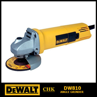 DEWALT เครื่องเจียร์ 4นิ้ว DW810 680watt สวิทช์ท้าย ดีวอลท์ สินค้าลดล้างสต็อก