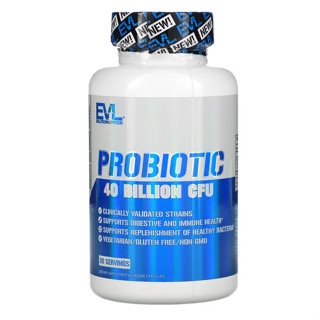 EVLution Nutrition Probiotic 40 Billion CFU 60 Veggie Capsules