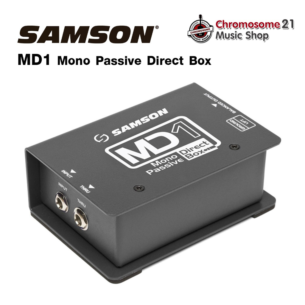 Samson® MD1 Mono Passive Direct Box