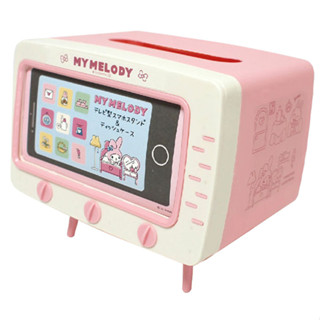 [ส่งตรงจากญี่ปุ่น] Sanrio Tv Type ขาตั้งสมาร์ทโฟน &amp; เคสทิชชู่ My Melody Japan