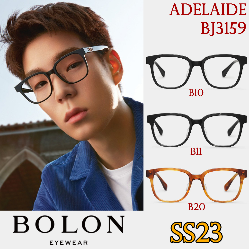 SS23 BOLON กรอบแว่นสายตา รุ่น Adelaide BJ3159 B10 B11 B20 [ฺTitanium/β-Titanium] แว่นของญาญ่า แว่นขอ